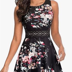 Women’s floral A-line dress